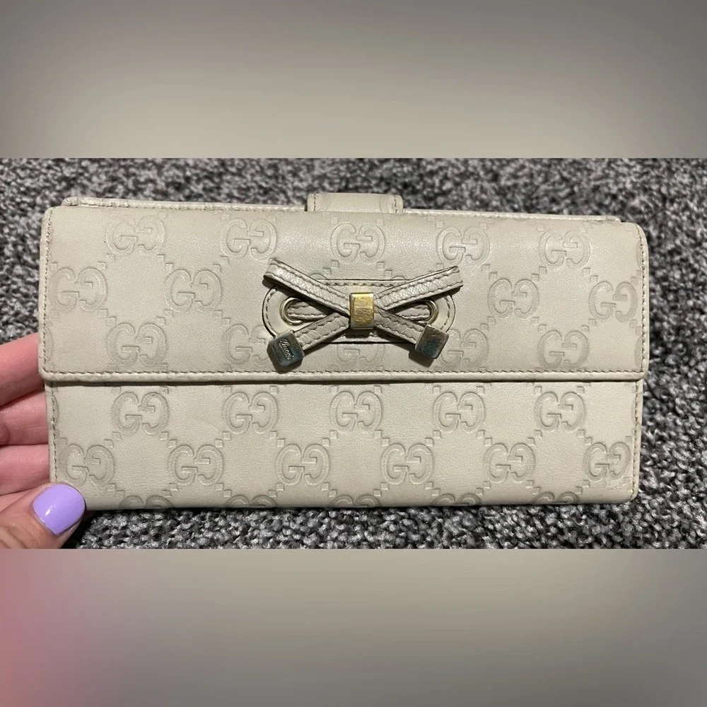 Gucci Guccissima long wallet
